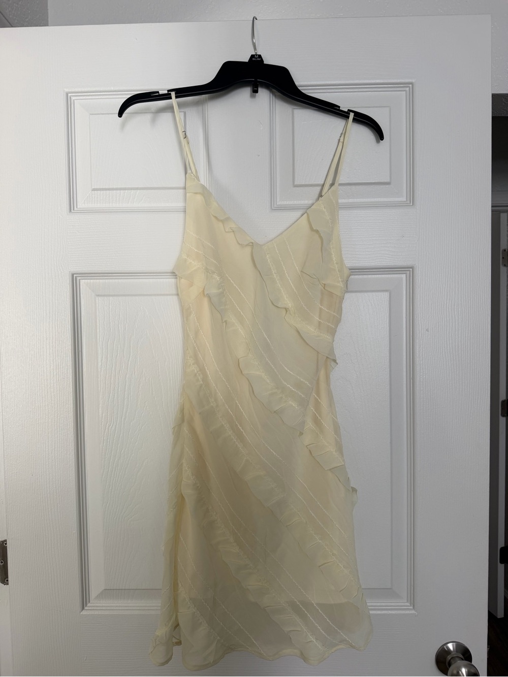 Princess Polly Lars Mini Light Yellow Dress